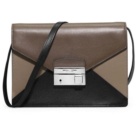 Michael Kors Gia Medium Tricolor Crossbody Bag, Elephant